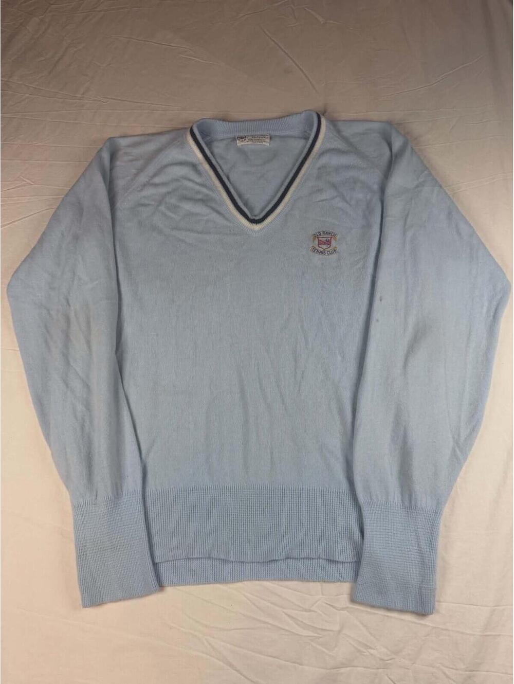 🎾✨ Vintage Old Ranch Tennis Club Sweater USA Pickering Old Ranch Men’s M 🎾✨